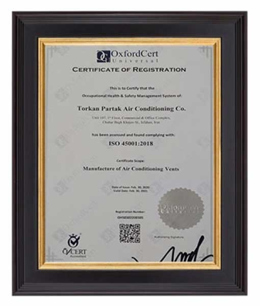 شرکت تهویه مطبوع ترکان پارتاک