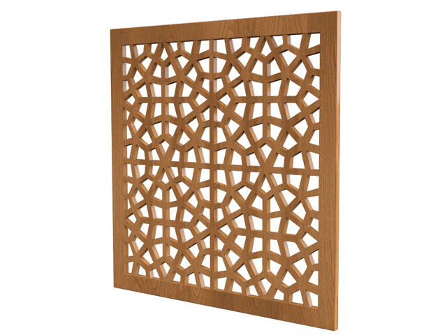 دریچه نوری دیواری چوبی