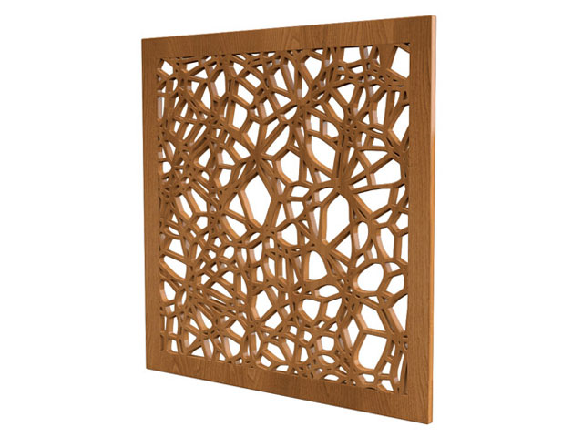 دریچه نوری دیواری چوبی