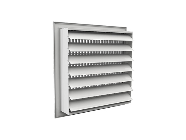 	دریچه سبد تخم مرغی چهارگوش با دمپر موازی