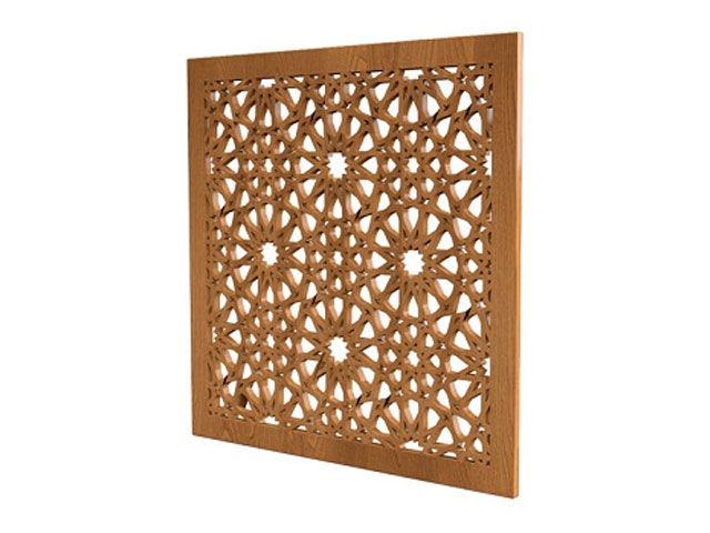 دریچه نور دیواری چوبی